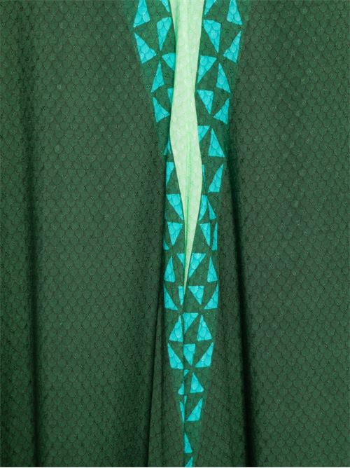 Abito lungo donna Pin-Up Stars stampa tartaruga verde PIN-UP Stars | PG202A025